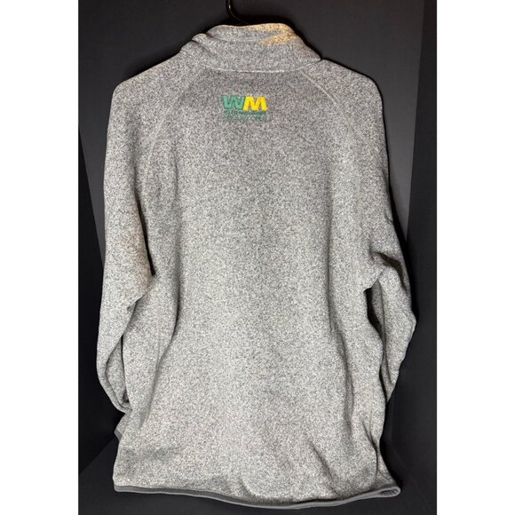 Patagonia Better Sweater Mens 2XL Gray 1/4 Zip Knit Pullover Embroidered - Picture 2 of 6